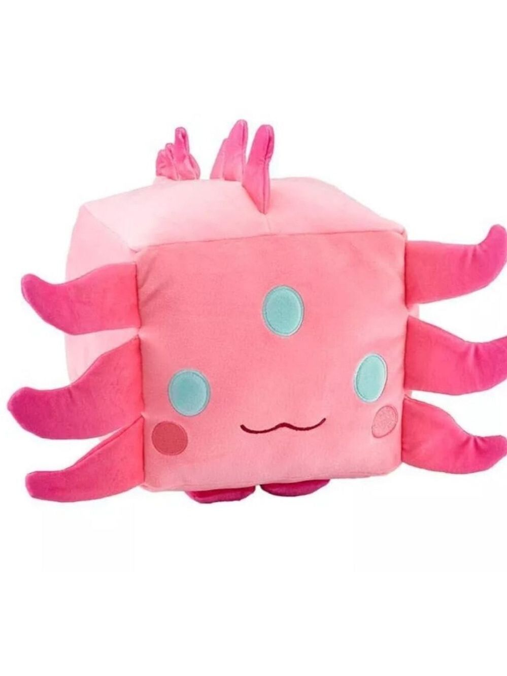 Pet Simulator X Deluxe Tech Plush - Pink Axolotl 8” with Epic DLC Series 1